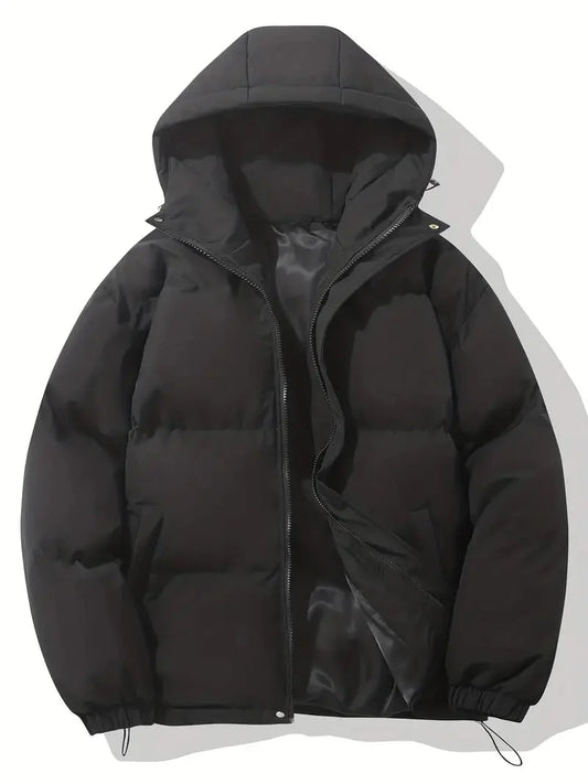 Herren Winter Steppjacke Mit Kapuzen Design