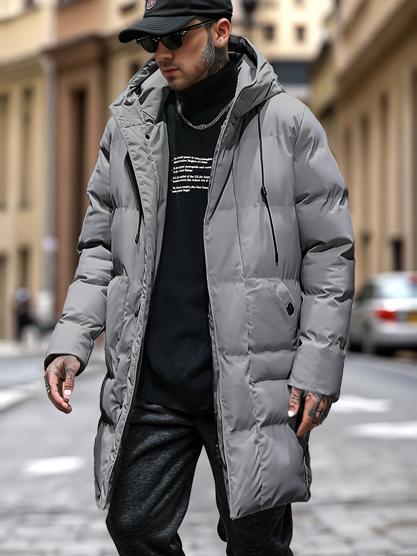 Winter Herren Jacke Urbaner Street Parka