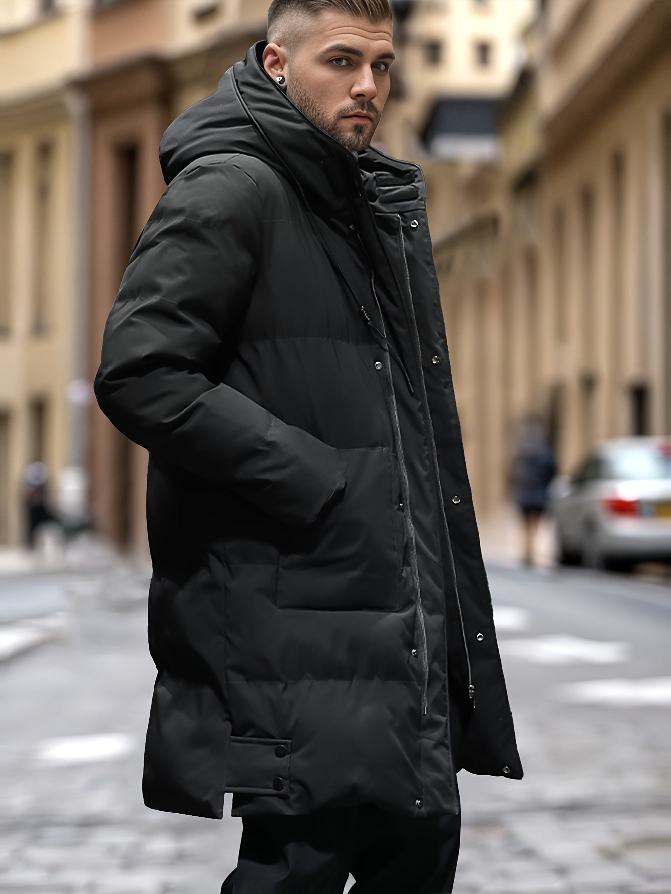 Winter Herren Jacke Urbaner Street Parka