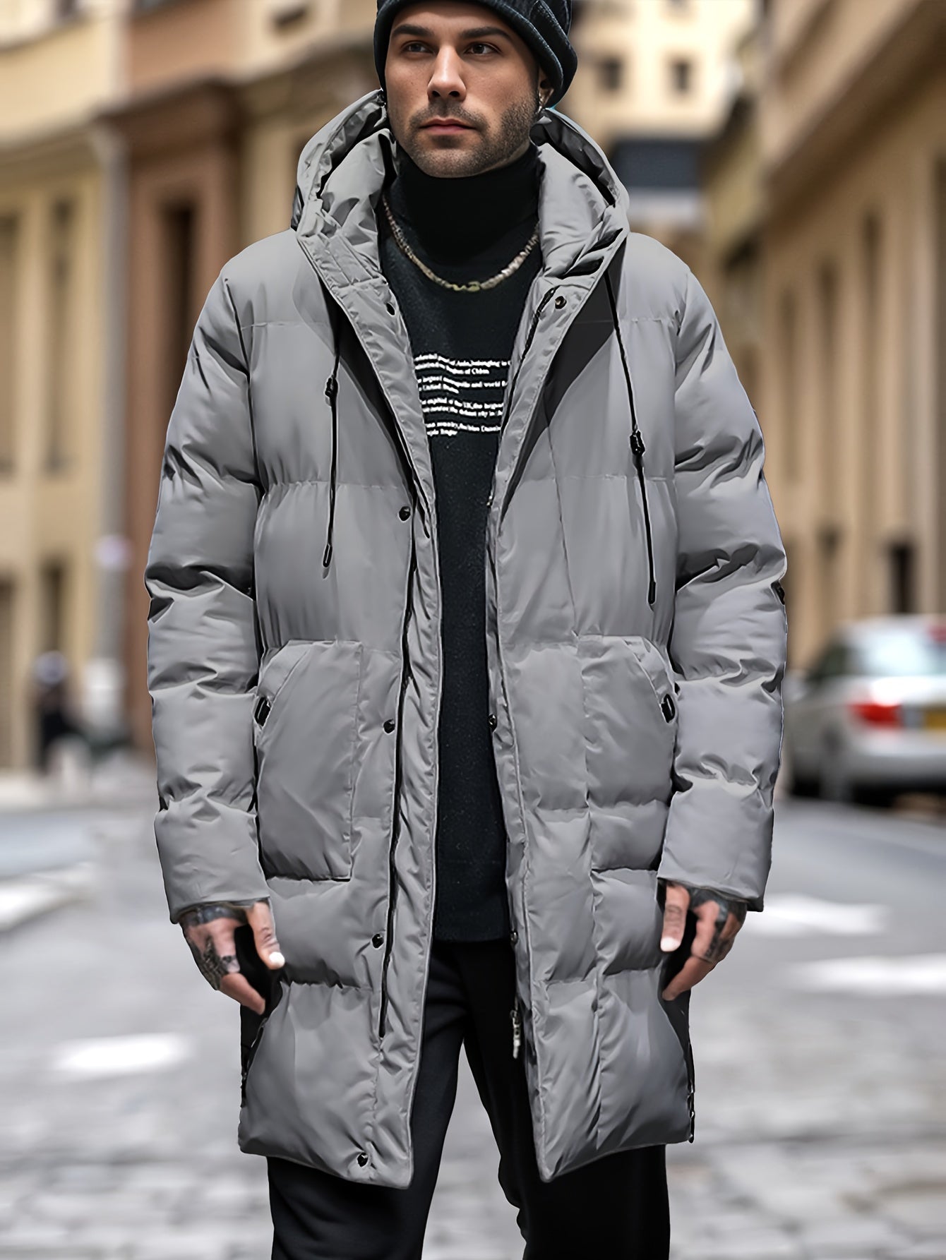 Winter Herren Jacke Urbaner Street Parka