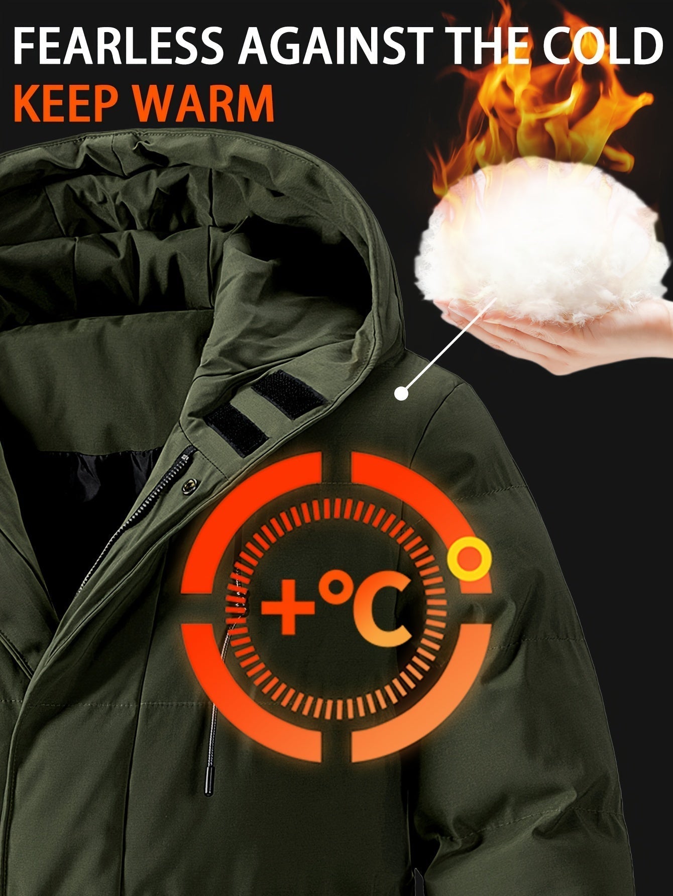 Winter Herren Jacke Urbaner Street Parka