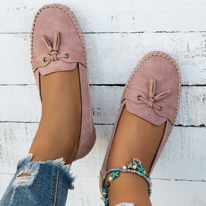 Women’s Orthopedic Vintage Loafers with Cushioned Insole and Slip-On Design