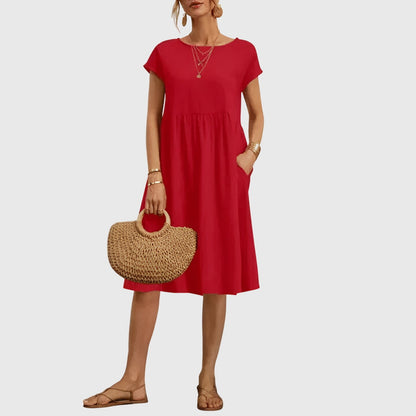 Women's Relaxed Midi Spring Dress