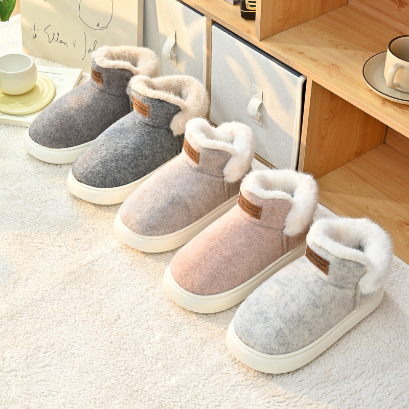 Ultra Warme Tiefe Winter Hausschuhe Damen
