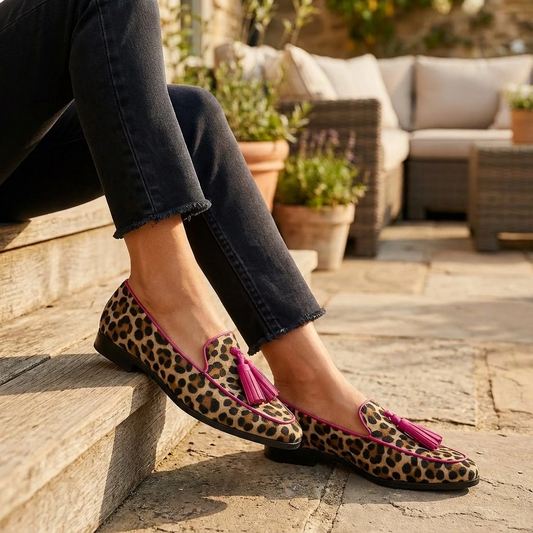 Bow Detail Classic Orthopedic Loafers