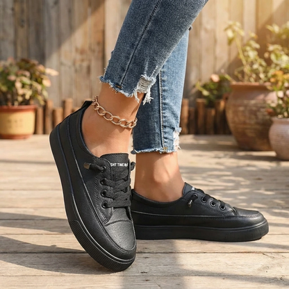 Women’s Orthopedic Lace-Up Walking Sneakers for Support
