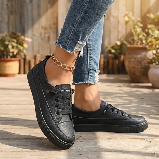 Women’s Orthopedic Lace-Up Walking Sneakers for Support