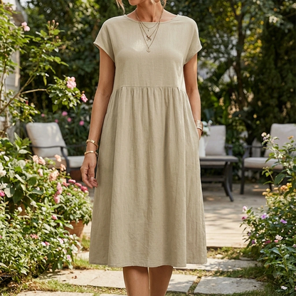 Women's Relaxed Midi Spring Dress
