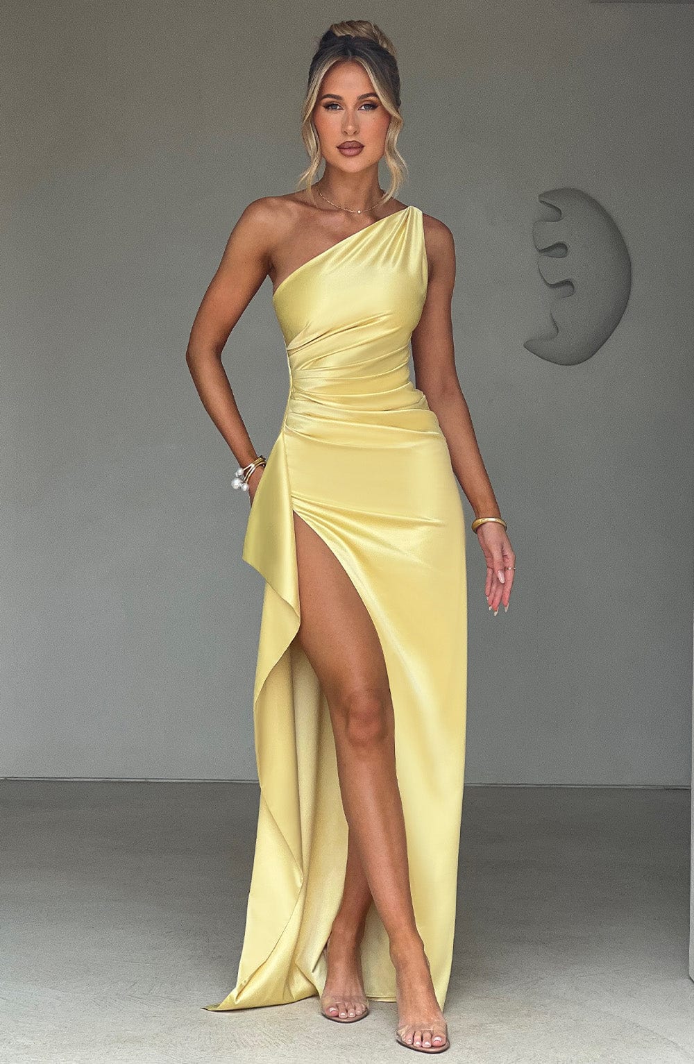 One Shoulder Maxikleid mit moderner Eleganz für Frauen