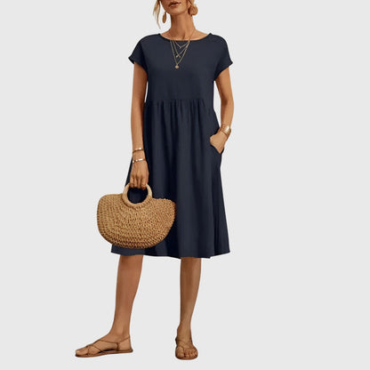 Women's Relaxed Midi Spring Dress