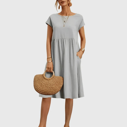 Women's Relaxed Midi Spring Dress