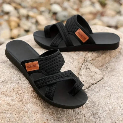 Women’s Orthopedic Mesh Sandals with Open Toe and Cushioned Sole