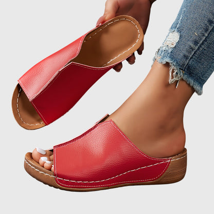 Women's Orthopedic Slide Sandals With Open Toe