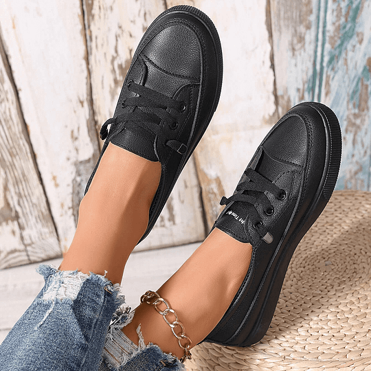 Women’s Orthopedic Lace-Up Walking Sneakers for Support