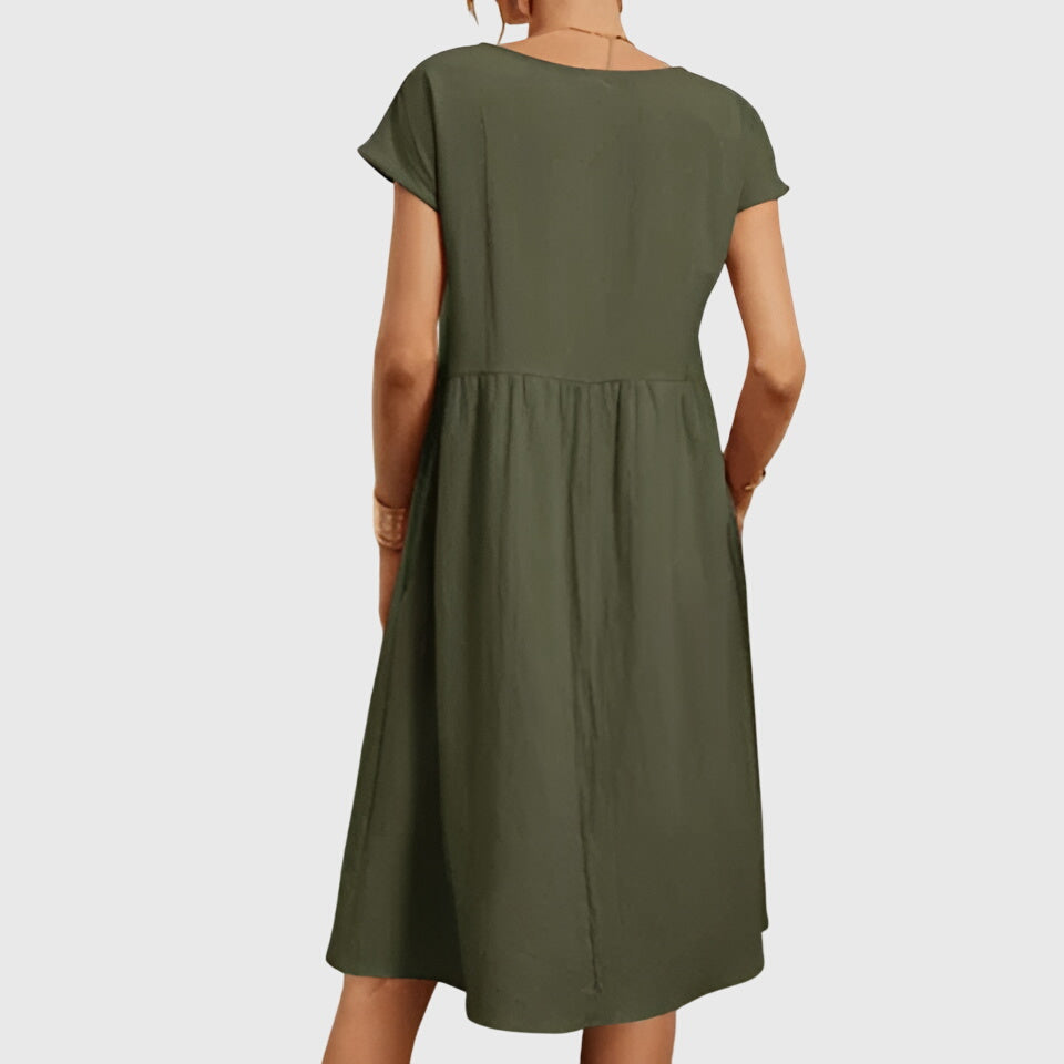 Women's Relaxed Midi Spring Dress