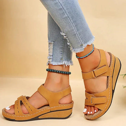 Women’s Orthopedic Arch Support Sandals with Adjustable Straps