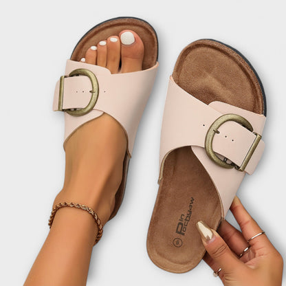 Women's Casual Sandals with Adjustable Straps and Cushioned Sole