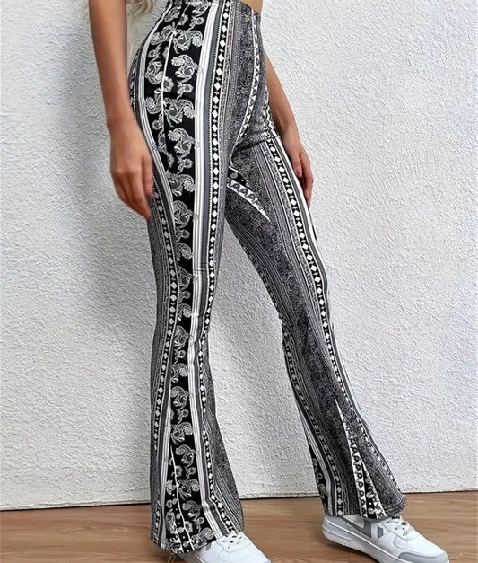 Sculpting High-Waist Stretch Trousers for Women