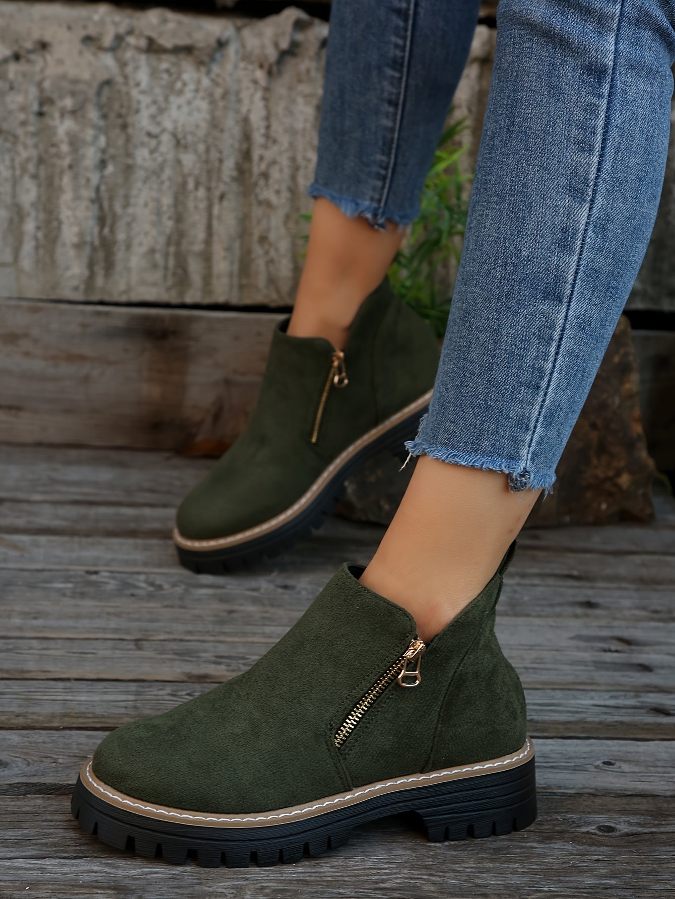 Women’s Orthopedic Ankle Boots with Easy-Zip Support
