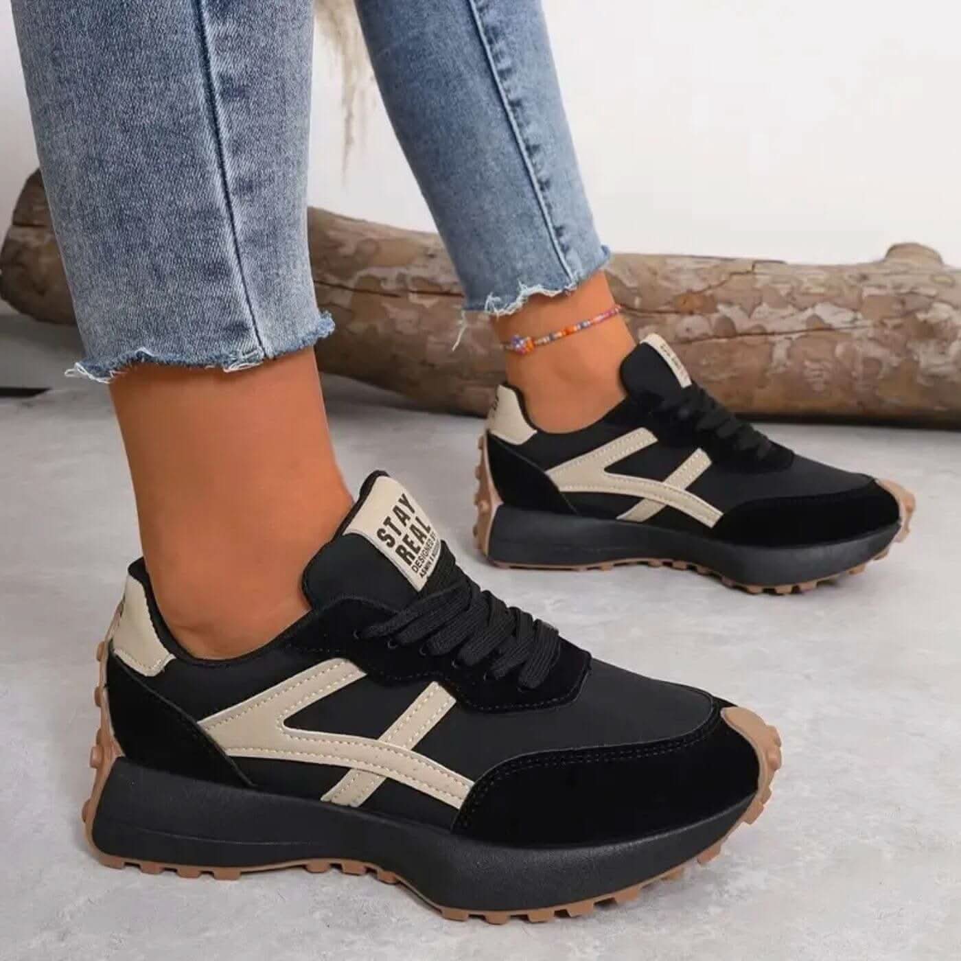 Women’s Orthopedic Sneakers with Cushioned Sole and Non Slip Support