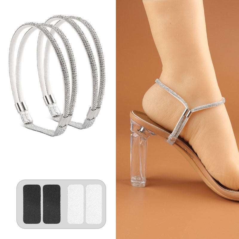 Adjustable Elastic Shoe Straps for Comfortable Fit