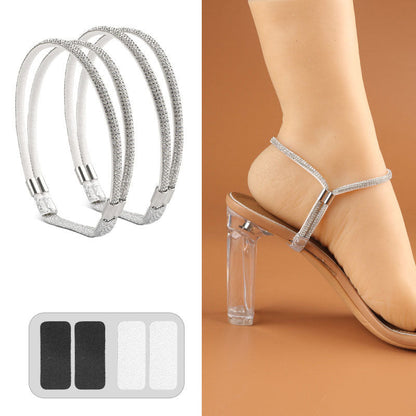 Adjustable Elastic Shoe Straps for Comfortable Fit