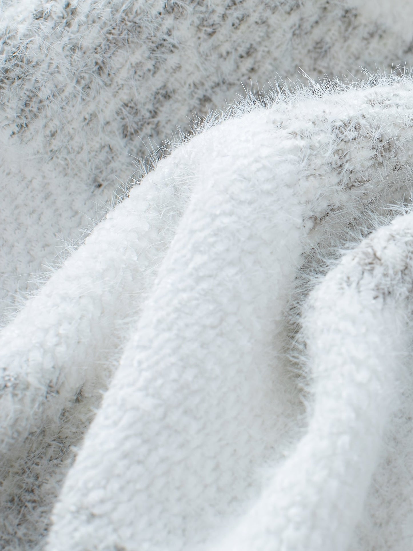 Gestreifter Rollkragen Weicher Strickpullover Winter Damen