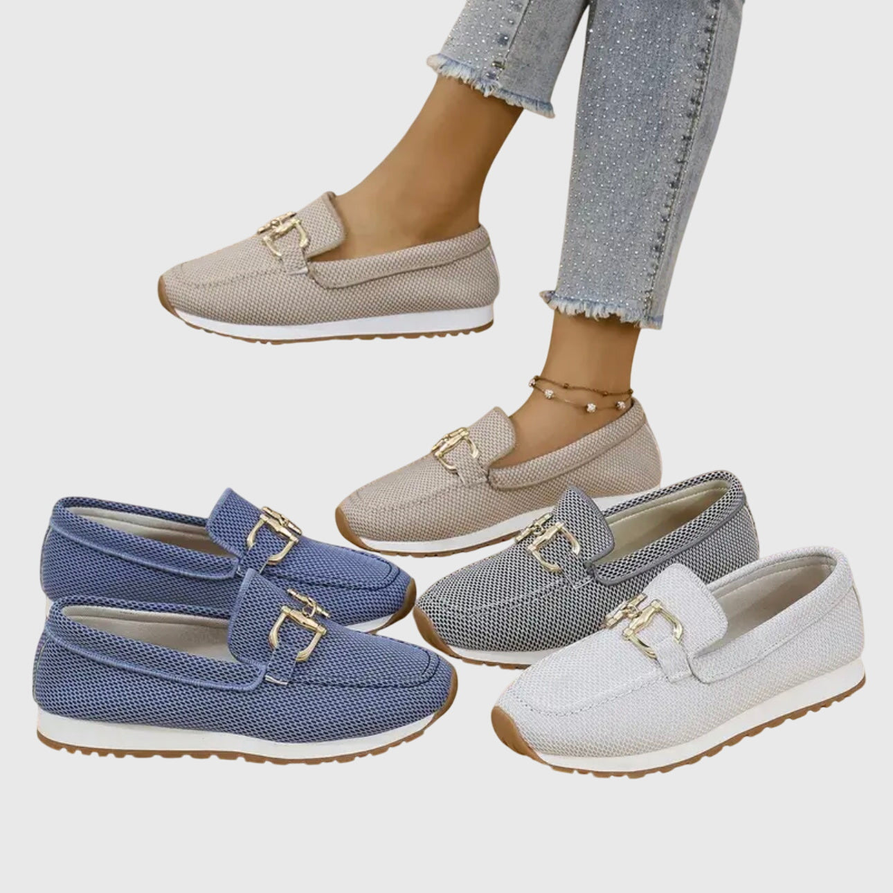 Women’s Comfortable Slip-On Loafer Sneakers