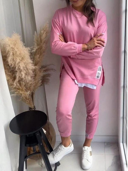 Women's Comfortable Loungewear Set with Sweatshirt and Jogger Pants