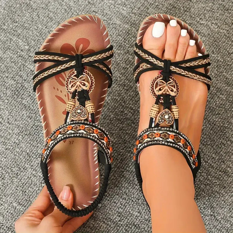 Women’s Orthopedic Strap Sandals with Cushioned Sole