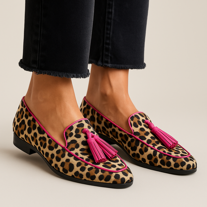 Bow Detail Classic Orthopedic Loafers