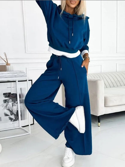 Women's Casual Two Piece Set Hoodie and Jogger Pants Relaxed Fit Outfit