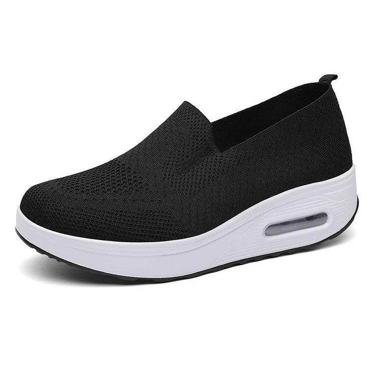 Women’s Slip-On Comfort Shoes with Breathable Knit Design