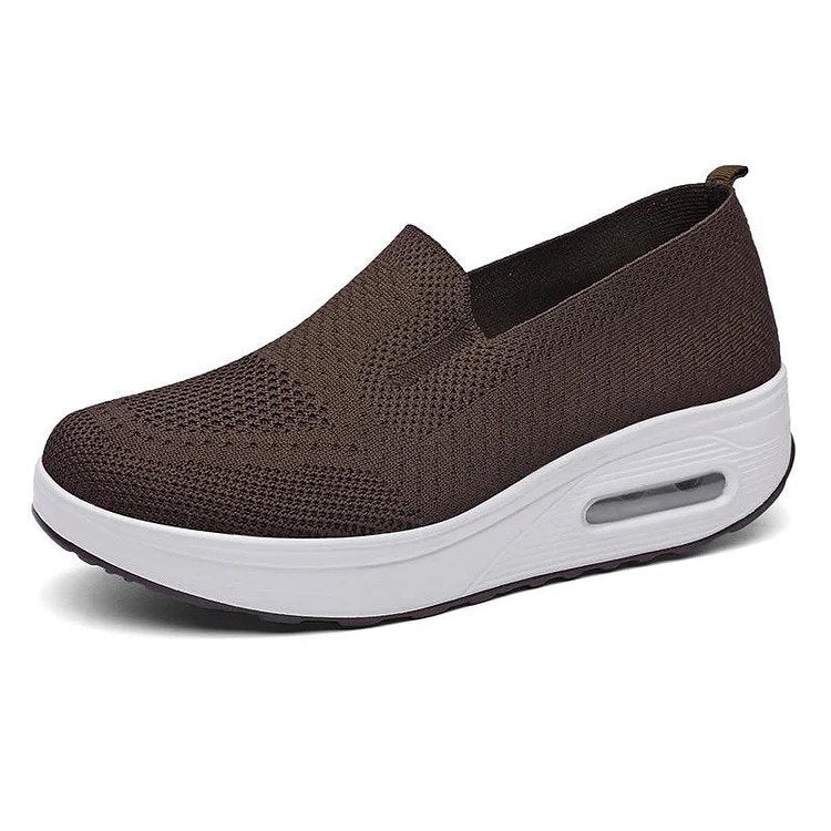 Women’s Slip-On Comfort Shoes with Breathable Knit Design