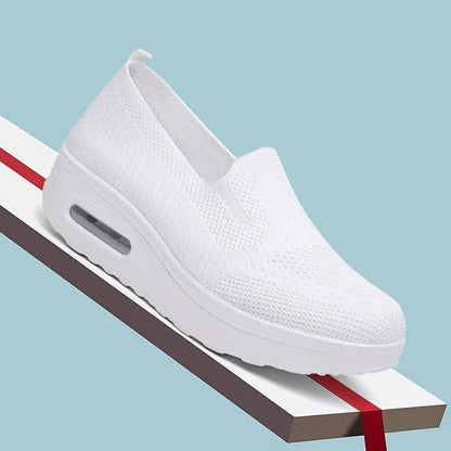 Women’s Slip-On Comfort Shoes with Breathable Knit Design