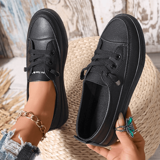 Women’s Orthopedic Lace-Up Walking Sneakers for Support