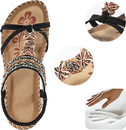 Women’s Orthopedic Strap Sandals with Cushioned Sole