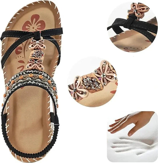 Women’s Orthopedic Strap Sandals with Cushioned Sole