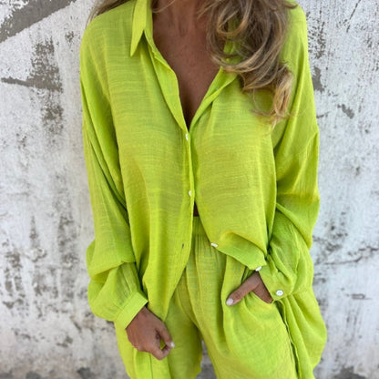Soft Relaxed Two-Piece Casual Set for Women