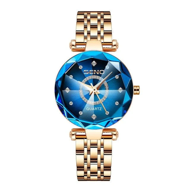 Elegant Waterproof Quartz Wristwatch with Slim Design for Women