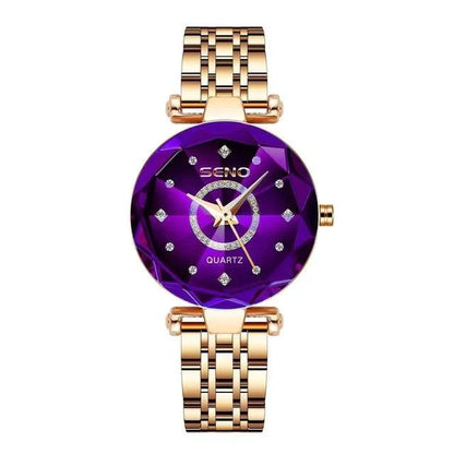 Elegant Waterproof Quartz Wristwatch with Slim Design for Women