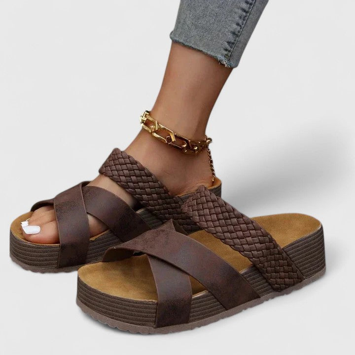 Women’s Orthopedic Platform Sandals with Arch Support