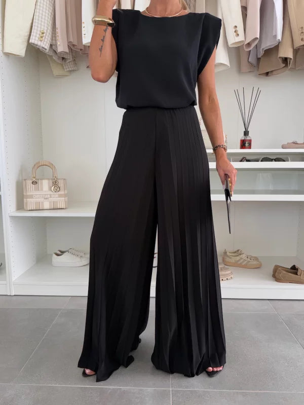 Graceful Elegant Two-Piece Outfit Set for Women