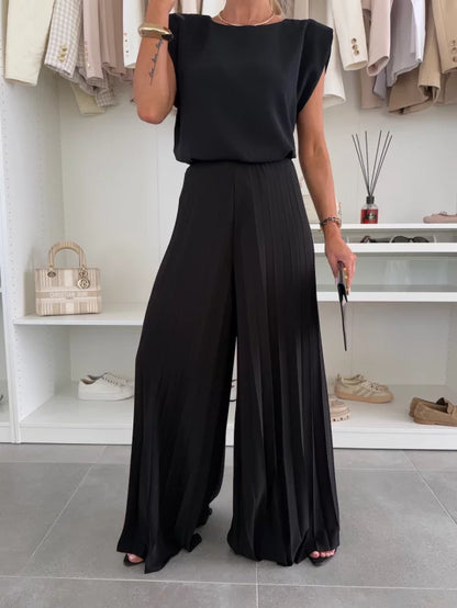 Graceful Elegant Two-Piece Outfit Set for Women