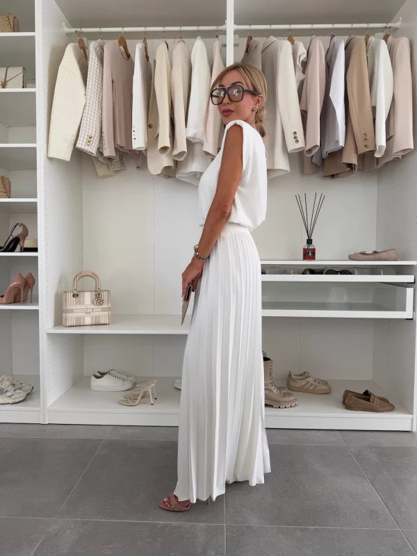 Graceful Elegant Two-Piece Outfit Set for Women