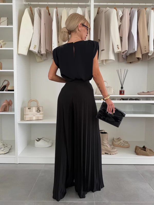 Graceful Elegant Two-Piece Outfit Set for Women