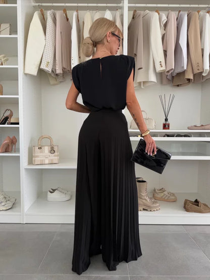 Graceful Elegant Two-Piece Outfit Set for Women