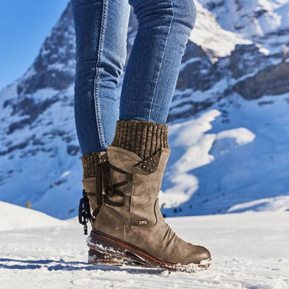 Winter Warm Damen Rutschfeste Winter Stiefel