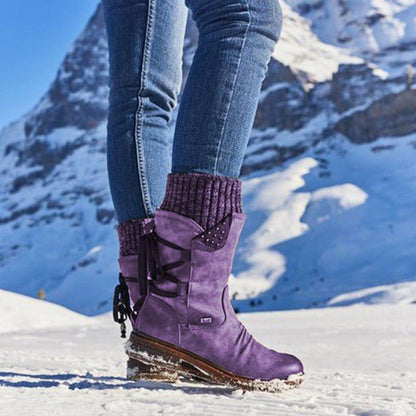 Winter Warm Damen Rutschfeste Winter Stiefel