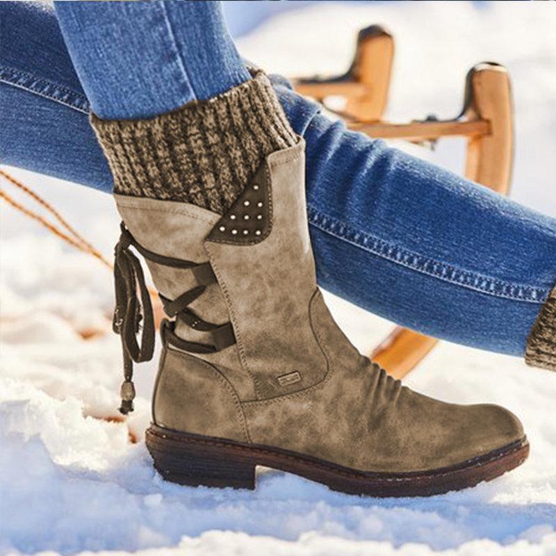 Winter Warm Damen Rutschfeste Winter Stiefel